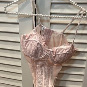 Elegant Pink Lace top